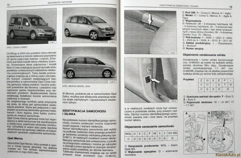 "Opel Corsa i Meriva, Corsa od 2000 do 2006, Meriva od