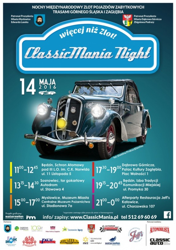 ClassicMania Night Maj plakat popr