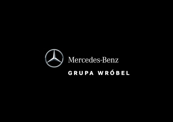 Mercedes-Benz Grupa Wróbel - Logo Vertical - 4C - Negative