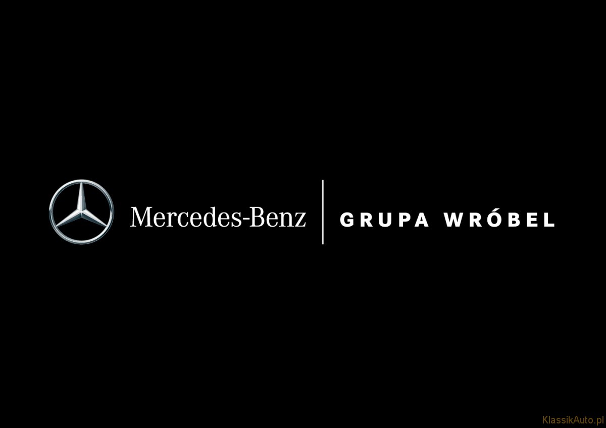 Mercedes-Benz Grupa Wróbel - Logo Horizontal - 4C - Negative wBg