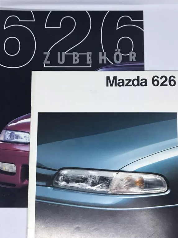 Prospekty: Mazda 626 i Mazda 626 Zubehoer 1992 - KlassikAuto.pl