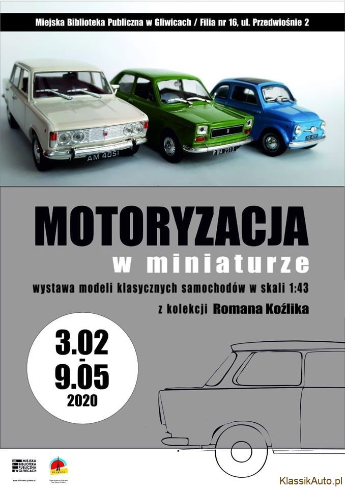 Motoryzacja w miniaturze w Gliwicach KlassikAuto.pl