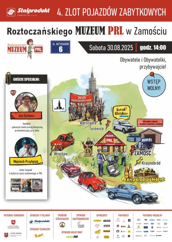 Maluchy, Syrenki i Warszawy na ulicach Zamościa