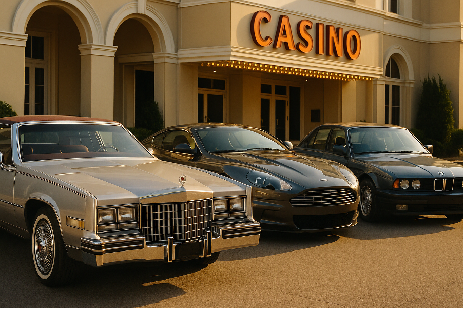 Jakie samochody retro pojawiły się w filmach o kasynach?
