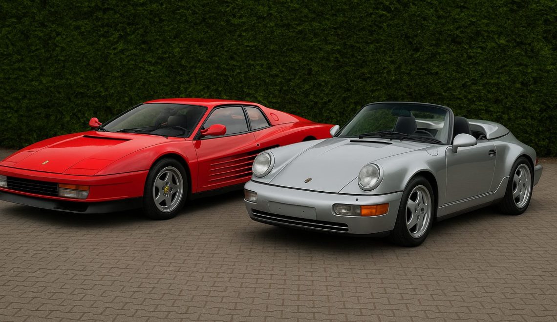 Ferrari testarossa vs Porsche 911 speedstar