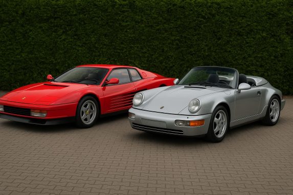 Ferrari testarossa vs Porsche 911 speedstar