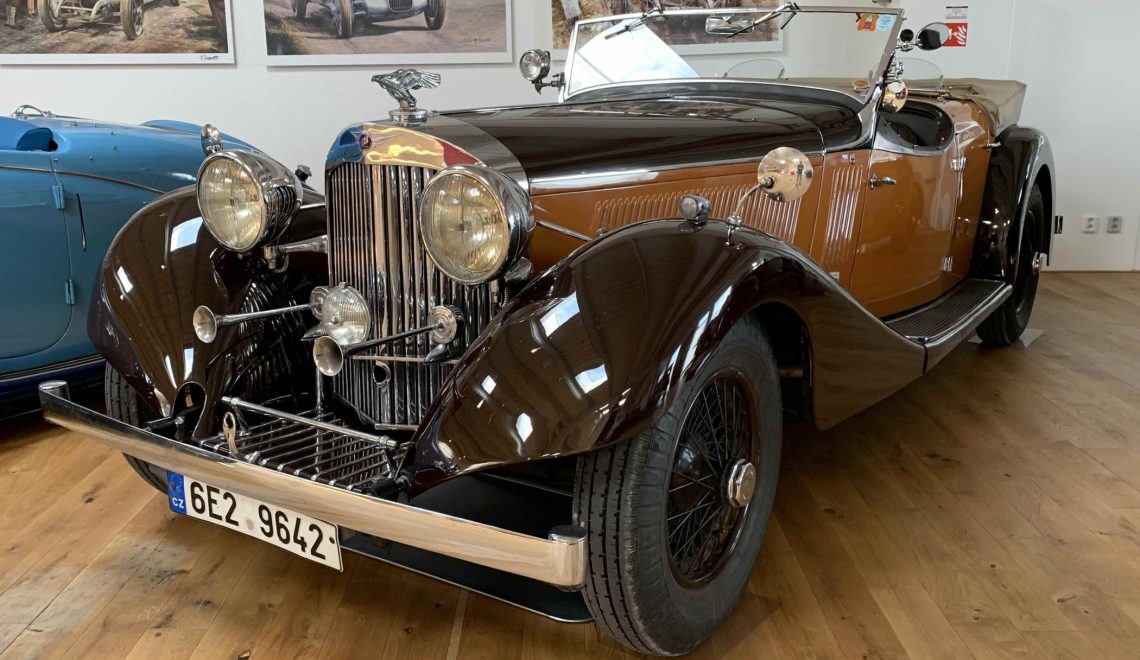 Jensen Motors Typ S (1937) Cabriolet – brytyjski klasyk z silnikiem V8
