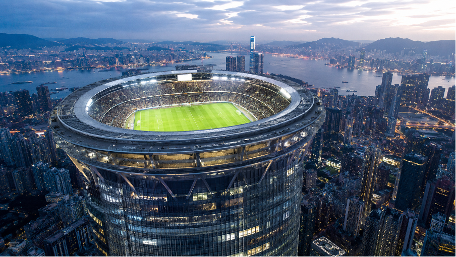 Stadion na szczycie wieżowca – science fiction czy przyszłość futbolu?
